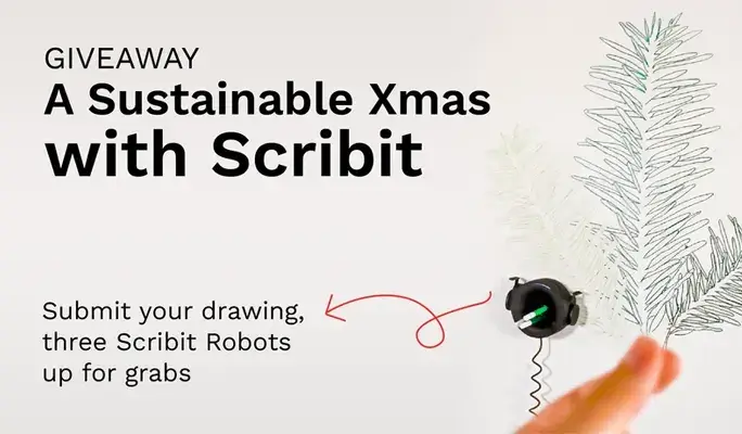 A Sustainable Xmas With Scribit