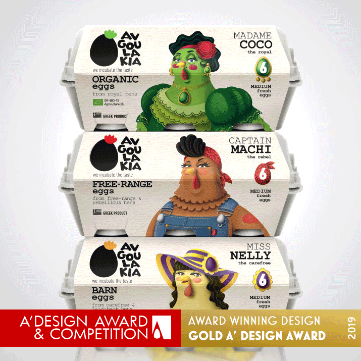 Avgoulakia Eggs Packaging by Antonia Skaraki
