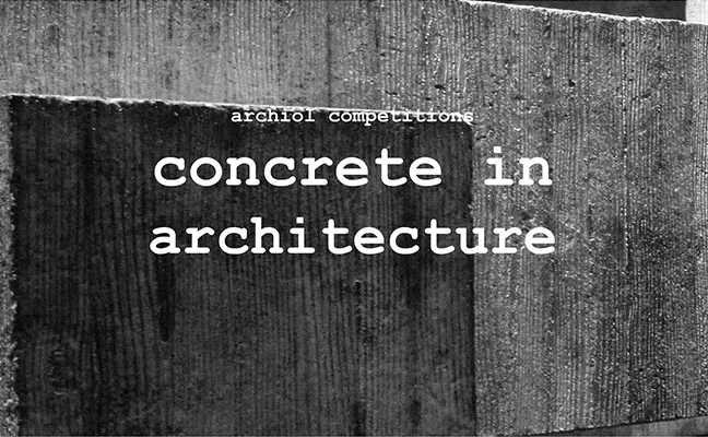CONCRETE IN ARCHITECTURE by Archiol