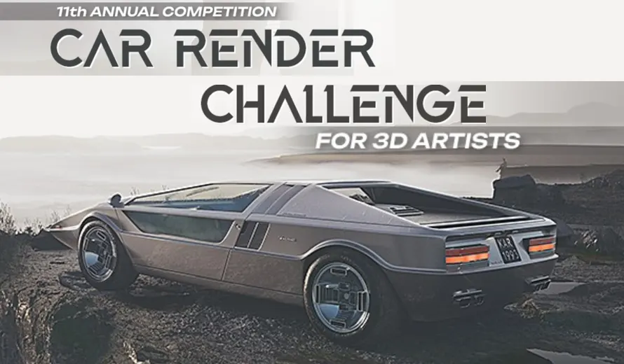 Car Render Challenge 2024 for 3D Artists