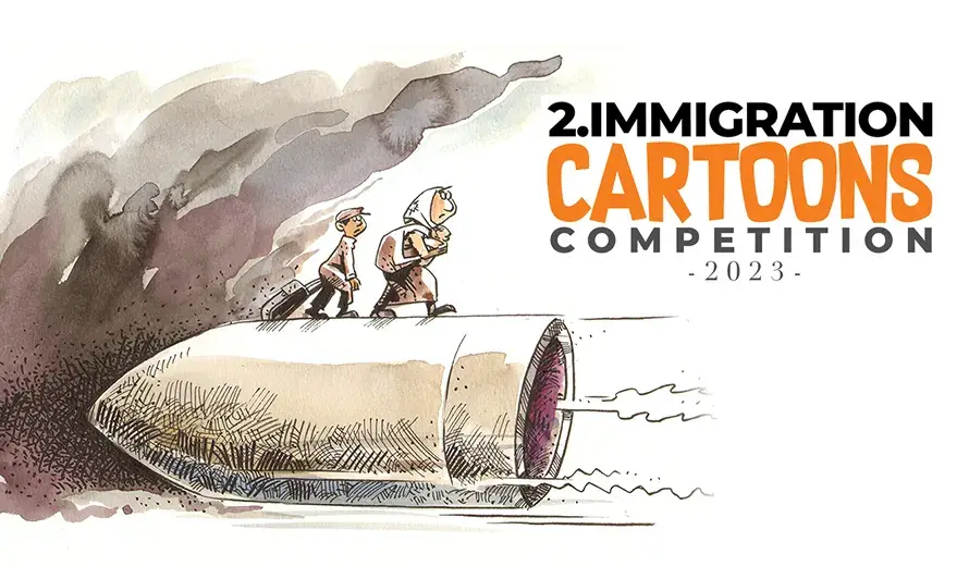 2. Humanity Cartoons Immigration Cartoon Competition