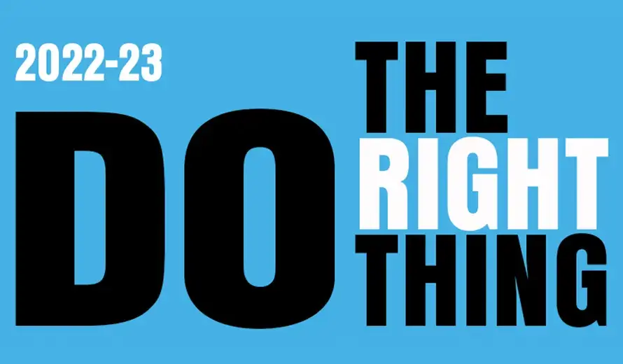 Poster for Tomorrow 2022: ’Do The Right Thing’