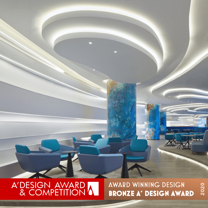 Chagall Lounge Airport Business Lounge by M+R Interior Architecture