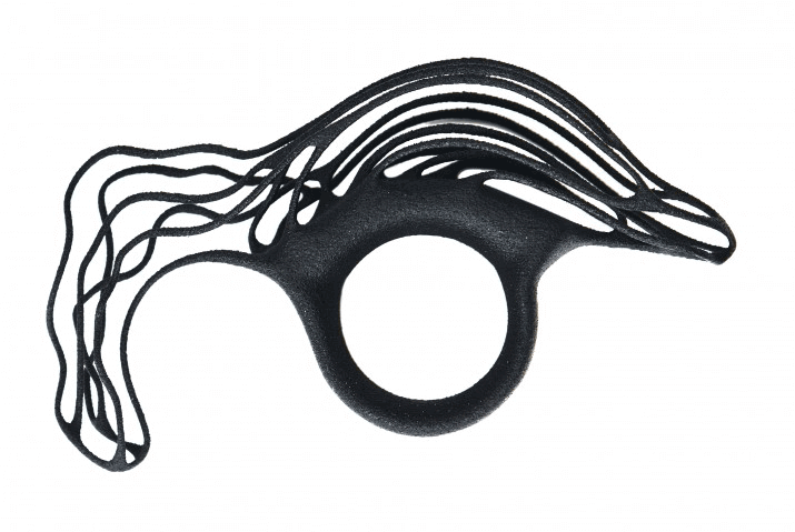 Dance Anatomy Ring and Earrings by Ksenia Zagaynova