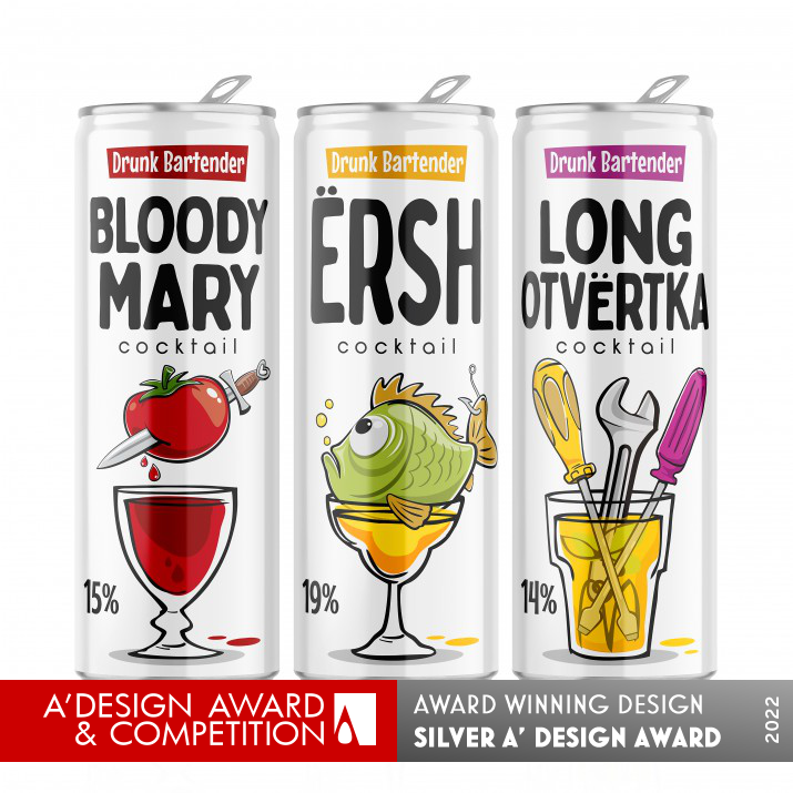 Drunk Bartender Packaging Concept by Bakhtiyar Baimurzayev