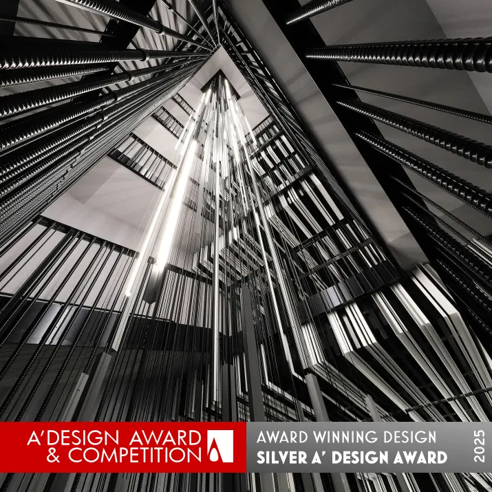 Embraced in Recycled Steel Office by Nobuaki Miyashita