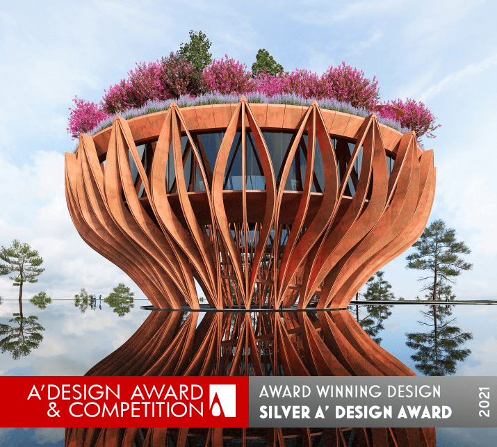 Flowers of Clouds Observation Tower and Coffee by Vu Van Hai