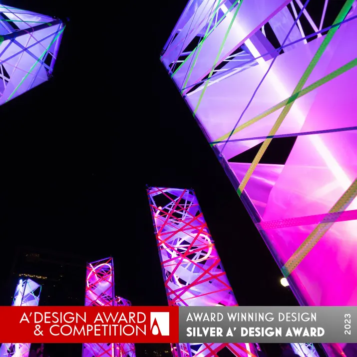 Global Vision at Nuit Blanche Lighting Art Installation by Nargiza Usmanova