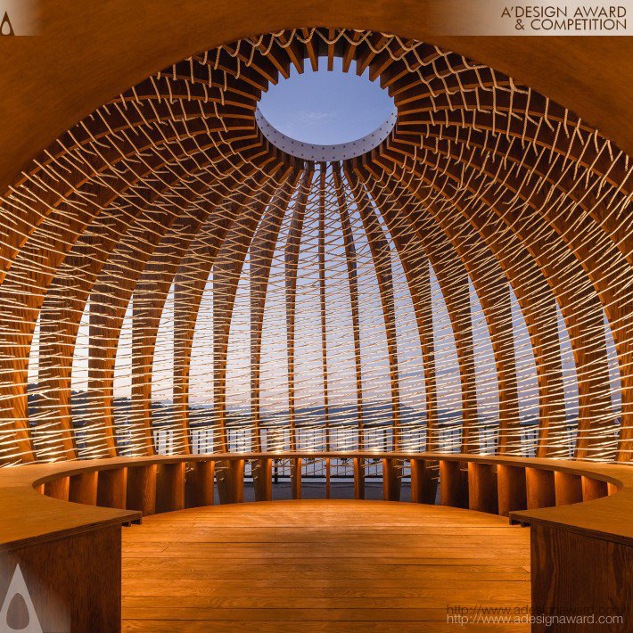 Green-Backed Tit Nesting Plan Art Installation and Pavilion by Yi-Chang Chen