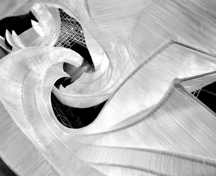 Interior Space and Exhibition Design PONE Transparent Shell Exhibition Space by Golden Ho