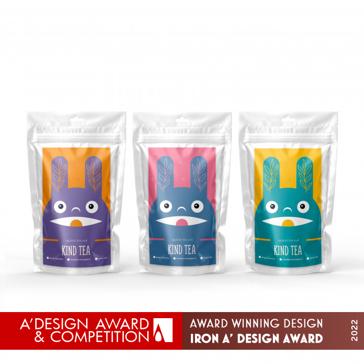 Kind Tea is a Charitable Project Tea Packiging by Viktoriia Korytina