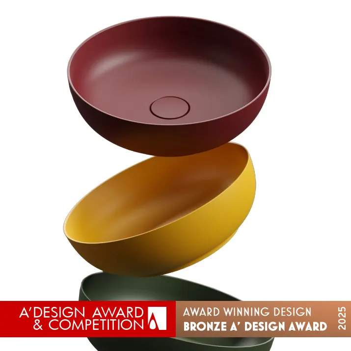 Light collection Countertop Washbasin by Marta Gebska