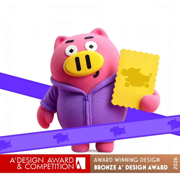 Piggy Express Brand Character Identity by Du Qingyu and Dong Xiuxiu