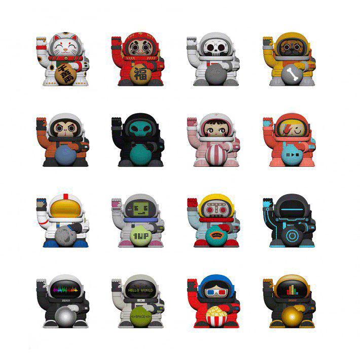 Plutus Spacemen Toys by Daybreak Li