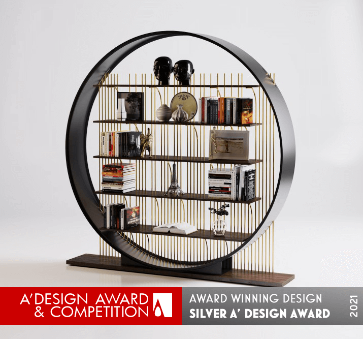 Ring Bookshelf by Rama Akel