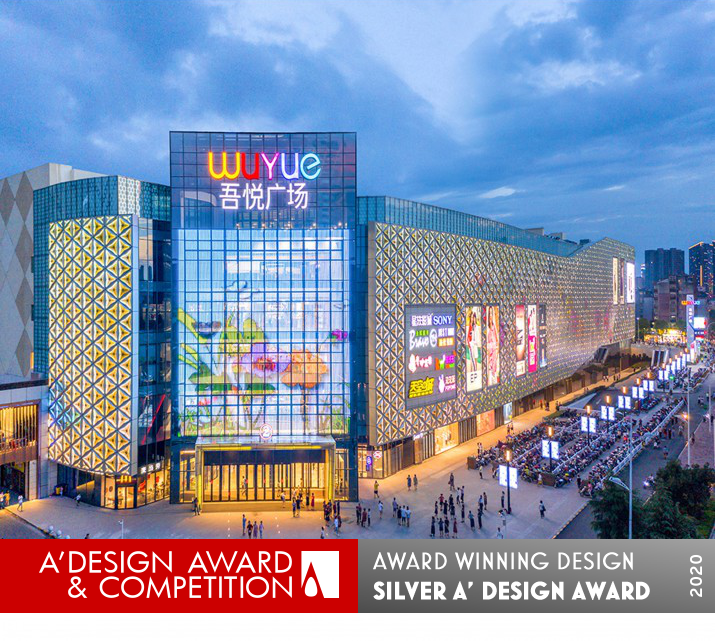 Shangrao Seazen Wuyue Plaza Nightscape Lighting Design by Alex Xu