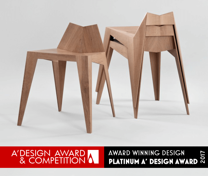 Stocker Chair, Stool by Matthias Scherzinger