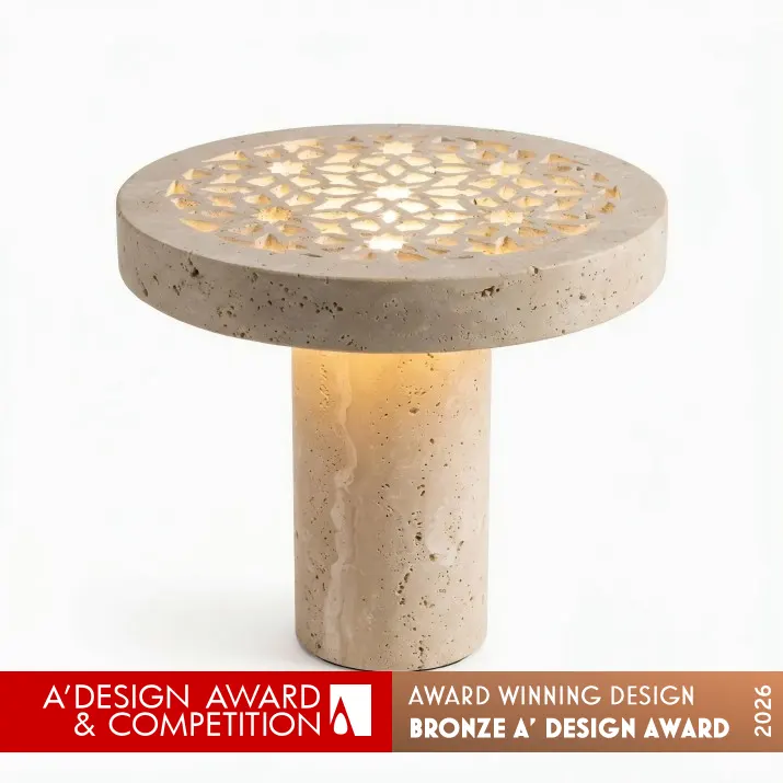 Sukun Rechargeable Table Lamp by Ibrahim Fatih Satilmis