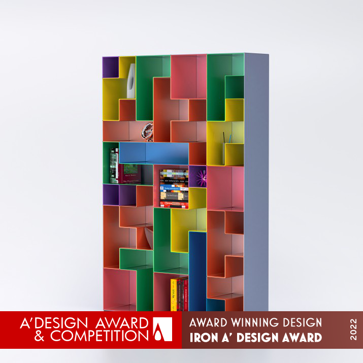 Tetris Bookcase by Fujun Wang