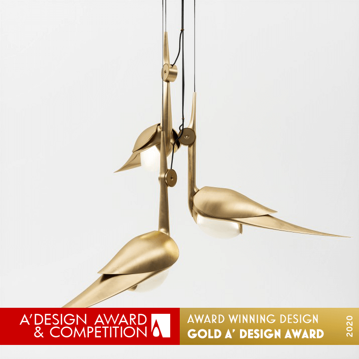 The Lory Duck Chandelier by Serghei Calarash